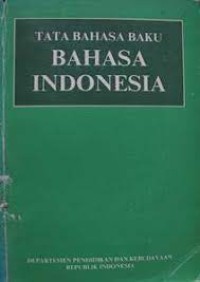 Tata Bahasa Baku Bahasa Indonesia